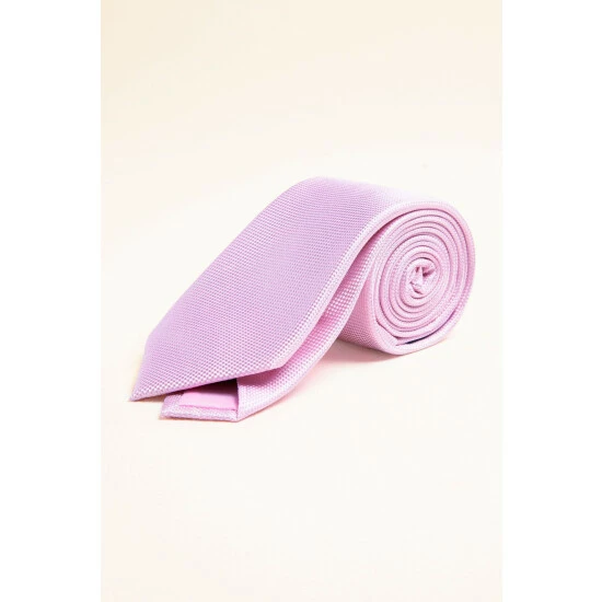Moss Bros Moss Pink Natte Silk Tie 2 Moss Bros Moss Pink Natte Silk Tie - Image 2