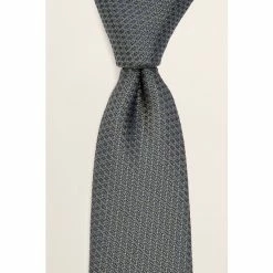 Moss Bros Green Thyme Textured Tie