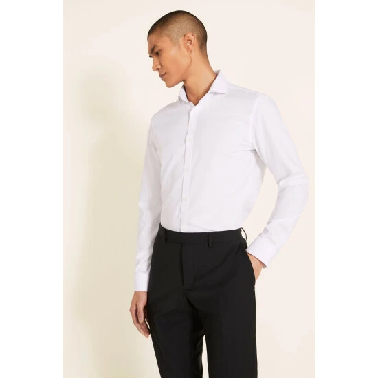 unnamed-file-103.jpg Moss Bros Slim Fit White Pinpoint Oxford Non- Iron Shirt -Moss Bros shop unnamed file 103