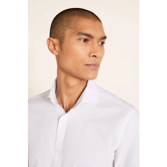 unnamed-file-104.jpg Moss Bros Slim Fit White Pinpoint Oxford Non- Iron Shirt -Moss Bros shop unnamed file 104