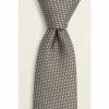 Moss Bros Yellow Textured Tie