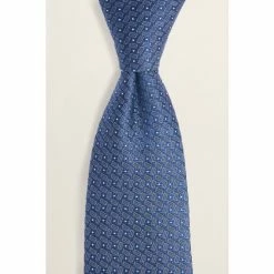 Alternative view of Moss Bros Moss Natural Semi-Plain Silk Tie