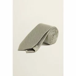 Moss Bros Moss Green Textured Tie