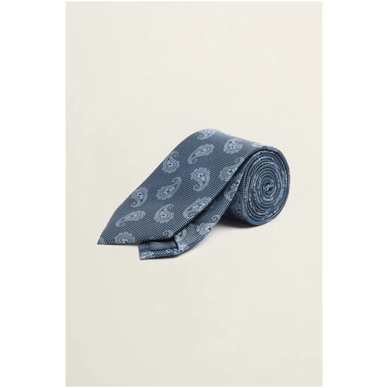 unnamed-file-1115.jpg Moss Bros Moss Navy Blue Tonal Paisley Silk Tie -Moss Bros shop unnamed file 1115