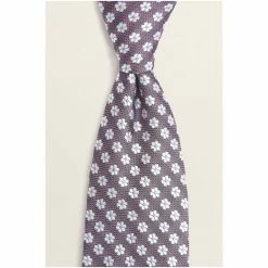 Moss Bros Moss Pink Floral Geo Silk Tie 5 Moss Bros Moss Pink Floral Geo Silk Tie -Moss Bros shop unnamed file 1132
