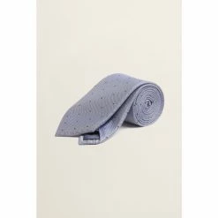 Moss Bros Moss Blue Contrast Spot Silk Tie