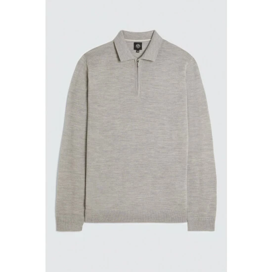 unnamed-file-1200.jpg Moss Bros Grey Merino Blend Zip Polo -Moss Bros shop unnamed file 1200