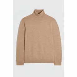 Moss Bros Natural Merino Roll Neck Jumper 9 Moss Bros Natural Merino Roll Neck Jumper -Moss Bros shop unnamed file 1221