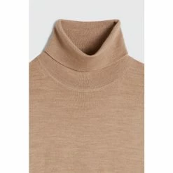 Moss Bros Natural Merino Roll Neck Jumper 10 Moss Bros Natural Merino Roll Neck Jumper -Moss Bros shop unnamed file 1222