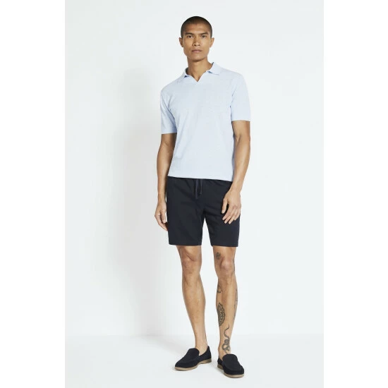 Moss Bros Moss Gaze Light Blue Skipper Jumper 2 Moss Bros Moss Gaze Light Blue Skipper Jumper - Image 2