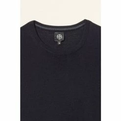 Moss Bros Moss Navy Blue Merino Crew Neck Jumper 8 Moss Bros Moss Navy Blue Merino Crew Neck Jumper -Moss Bros shop unnamed file 1313