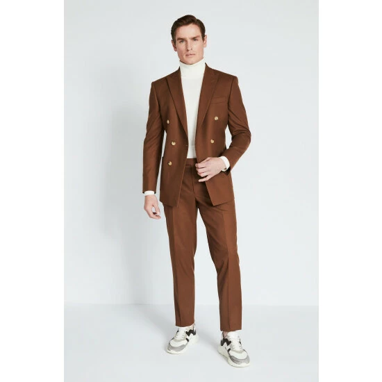 Moss Bros Moss Winter White Merino Roll Neck Jumper 2 Moss Bros Moss Winter White Merino Roll Neck Jumper - Image 2