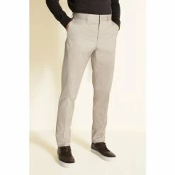 Moss Bros Moss Stone Slim Fit Stretch Chinos