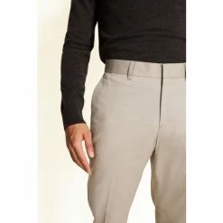 Moss Bros Moss Stone Slim Fit Stretch Chinos -Moss Bros shop unnamed file 1322