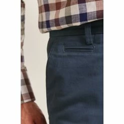 Moss Bros Moss Tailored Fit Blue Stretch Chino Trousers 6 Moss Bros Moss Tailored Fit Blue Stretch Chino Trousers -Moss Bros shop unnamed file 1331