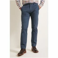 Moss Bros Moss Tailored Fit Blue Stretch Chino Trousers 7 Moss Bros Moss Tailored Fit Blue Stretch Chino Trousers -Moss Bros shop unnamed file 1332