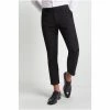 Moss Bros Moss Black Skinny Fit Machine Washable Cropped Trousers