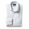 Moss Bros Moss White Tailored Fit Stretch Shirt
