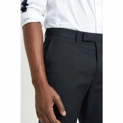 Moss Bros Slim Fit Navy Blue Stretch Trousers -Moss Bros shop unnamed file 1416