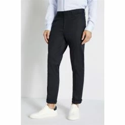 Moss Bros Black Stretch Chinos