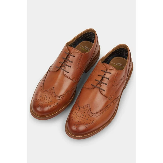 unnamed-file-1443.jpg Moss Bros Brown Bray Tan Brogue Shoes -Moss Bros shop unnamed file 1443