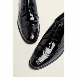 Moss Bros Moss Black Kensington Patent Dress Brogues -Moss Bros shop unnamed file 1449