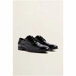 Moss Bros Moss Black Kensington Patent Dress Brogues -Moss Bros shop unnamed file 1450
