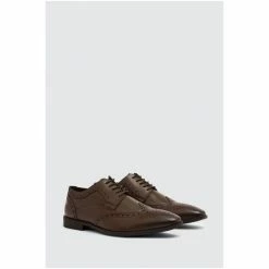 Moss Bros Moss Brown Deakin Brogue Shoes -Moss Bros shop unnamed file 1455