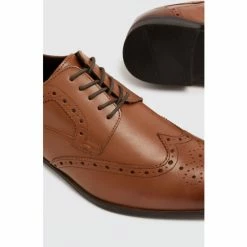 Moss Bros Moss Tan Brown Deakin Brogue Shoes 7 Moss Bros Moss Tan Brown Deakin Brogue Shoes -Moss Bros shop unnamed file 1458