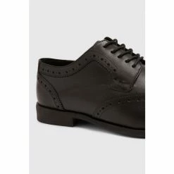 Moss Bros Moss Black Deakin Brogue Shoes -Moss Bros shop unnamed file 1464