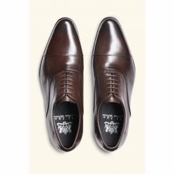 Alternative view of Moss Bros Moss John White Guildhall Brown Oxford Shoes