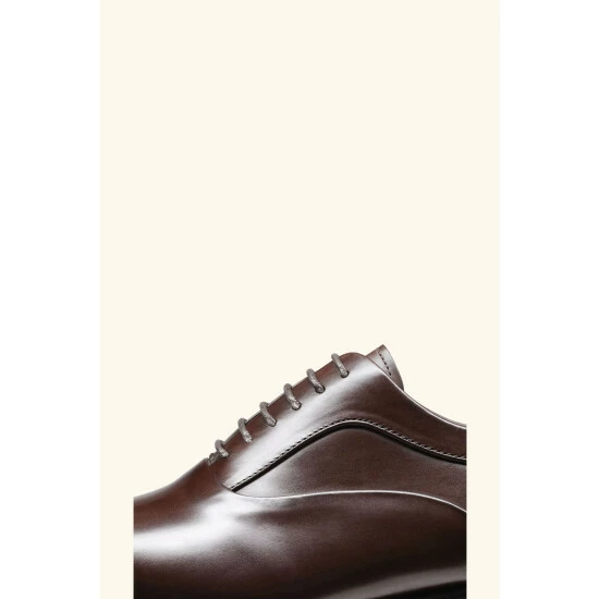 Moss Bros Moss John White Guildhall Brown Oxford Shoes 4 Moss Bros Moss John White Guildhall Brown Oxford Shoes - Image 4