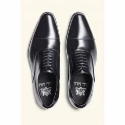 Alternative view of Moss Bros Moss Black John White Guildhall Oxford Shoes
