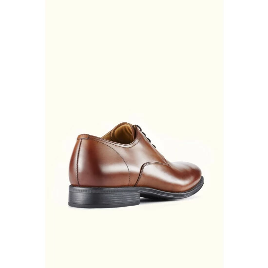 Moss Bros Moss Brown Alberta Performance Derby Shoes 2 Moss Bros Moss Brown Alberta Performance Derby Shoes - Image 2