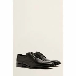 Moss Bros John Black Lucan Brogue Shoes