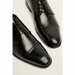 Moss Bros John Black Lucan Brogue Shoes 2 Moss Bros John Black Lucan Brogue Shoes -Moss Bros shop unnamed file 1510