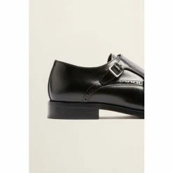 Moss Bros John White Alderney Black Shoes -Moss Bros shop unnamed file 1516