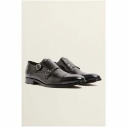 Moss Bros John White Alderney Black Shoes -Moss Bros shop unnamed file 1517