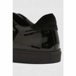 Moss Bros Chelsea Patent Black Trainers -Moss Bros shop unnamed file 1531
