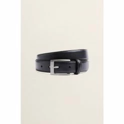 Moss Bros Moss Black Leather Belt