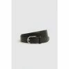 Moss Bros Made In England Black Leather Belt