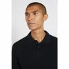 Moss Bros Moss Black Pique Polo Shirt