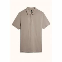 Moss Bros Moss Granite Grey Pique Polo Shirt 8 Moss Bros Moss Granite Grey Pique Polo Shirt -Moss Bros shop unnamed file 1618