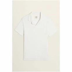 Moss Bros Moss Ecru Terry Towelling Polo Shirt -Moss Bros shop unnamed file 1636