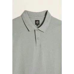 Moss Bros Moss Grey Pique Polo Shirt -Moss Bros shop unnamed file 1649