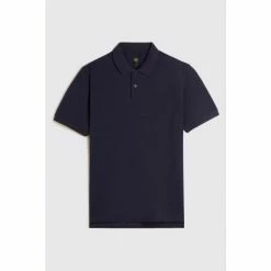 Moss Bros Moss Navy Pique Polo Shirt -Moss Bros shop unnamed file 1661