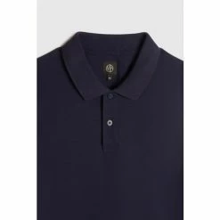 Moss Bros Moss Navy Pique Polo Shirt -Moss Bros shop unnamed file 1662