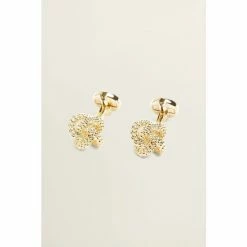 Moss Bros Gold Tone Fancy Knot Cufflinks