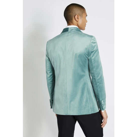 unnamed-file-1700.jpg Moss Bros Moss Jade Green Velvet Slim Fit Jacket -Moss Bros shop unnamed file 1700
