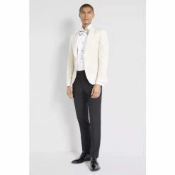 Moss Bros Slim Fit Winter Velvet White Jacket 6 Moss Bros Slim Fit Winter Velvet White Jacket -Moss Bros shop unnamed file 1706
